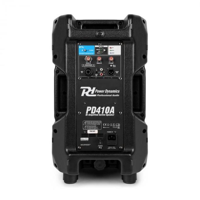 Power Dynamics PD410A aktiven bi-amp PA zvočnik