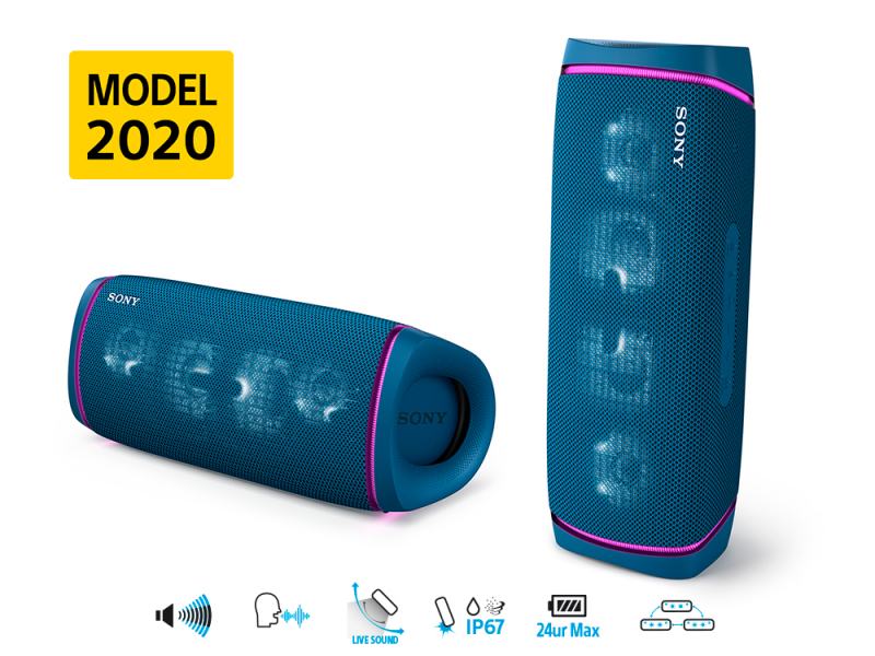 Sony Bluetooth zvočnik SRSXB43 moder