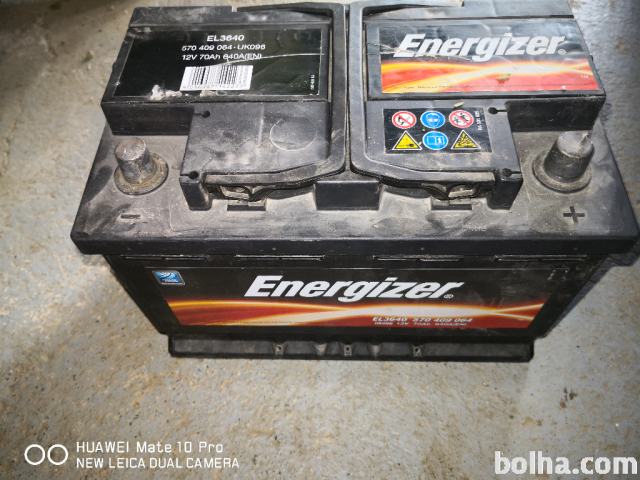 Akumulator energizer 12v 70a
