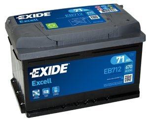 Akumulator Exide EB712 71 Ah D+