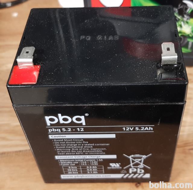 Akumulator Pb 12V 5.2 aH