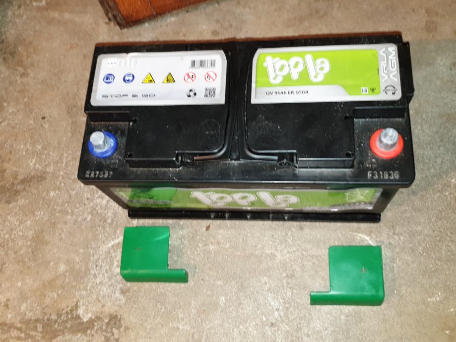 Topla Nano AGM/VRLA - Start/Stop - 12V 95Ah 850A rabljen