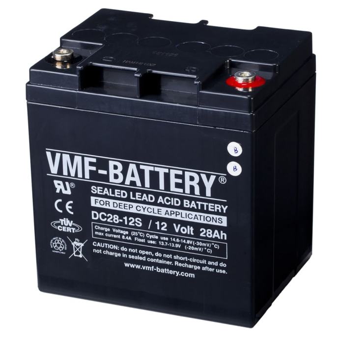 VMF Ciklični AGM akumulator 12 V 28 Ah DC28-12S