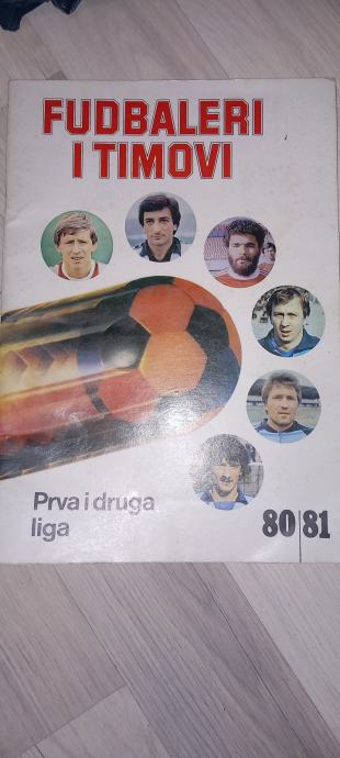 ALBUM-SLIČICE FUBALERI I TIMOVI 80/81