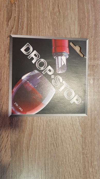 Drop stop (pripomoček za buteljke rdečega vina)