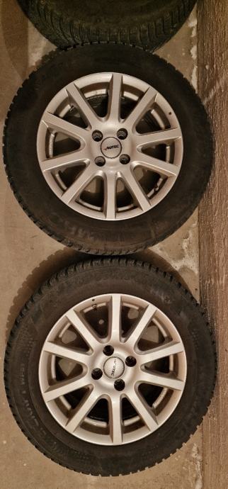 Jantes Aluminium AUTEC SKANDIC 6,5x16 ET38 5x114,3 - Lot De 4, Couleur Argent Brillant, Compatibles Suzuki Grand Vitara Etc.
