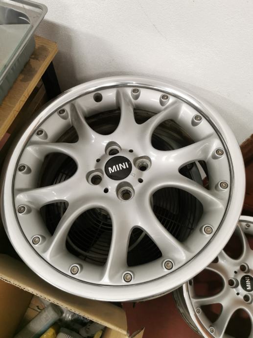 Mini Cooper platisca 17 4x100, R53 R56 Web spoke