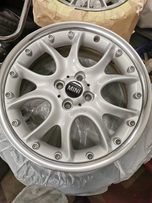 Mini Cooper platisca 17 4x100, R53 R56 Web spoke