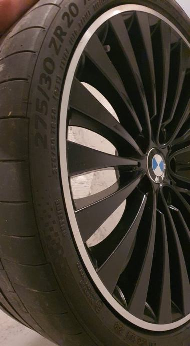 4x platišča 20'' s pnevmatikami za BMW serije 5
