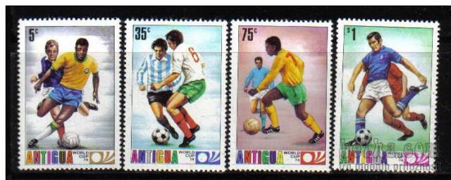 ANTIGUA nogomet - SP 1974 nežigosane znamke