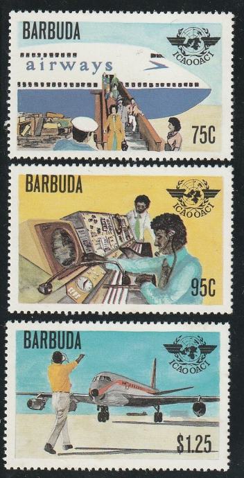 Barbuda Avioni Letala transport serija 1979 ** philamarket