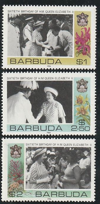Barbuda Kraljica Elizabeta II serija 1986 ** philamarket