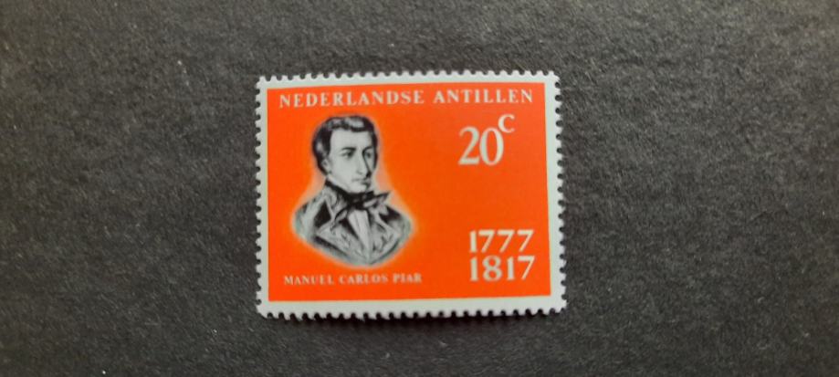 Manuel C. Piar -Nizozemski Antili 1967 -Mi 178 -čista znamka  (Rafl01)