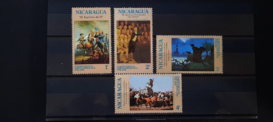 neodvisnost Amerike - Nikaragva 1975 - Mi 1852/1866 - čiste (Rafl01)