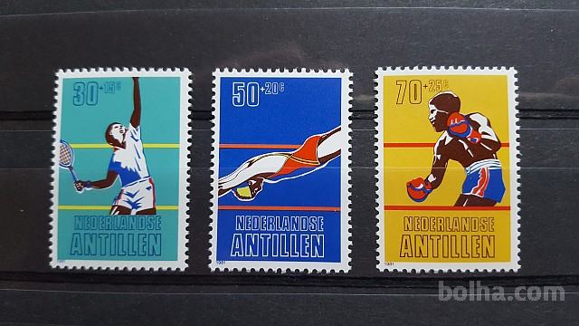 šport - Nizozemski Antili 1981 - Mi 445/447 - serija, čiste (Rafl01)