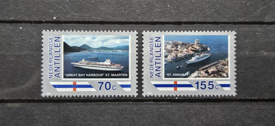 turizem - Nizozemski Antili 1989 - Mi 658/659 - serija, čiste (Rafl01)