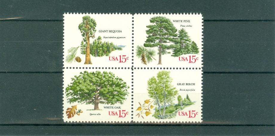 USA 1978 flora drevesa MNH**