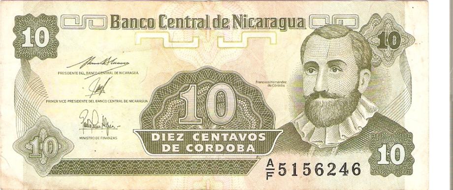 BANKOVEC 10 centavos Nikaragua