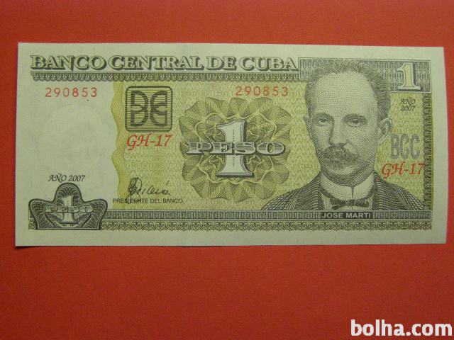 KUBA 2007 - 1 PESO - PRODAM