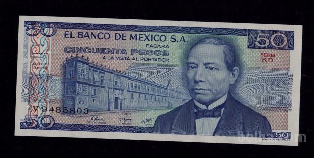 MEHIKA - 50 pesos 1981 UNC