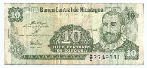 NIKARAGVA - 10 centavos