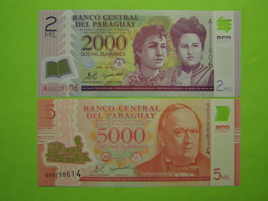 PARAGVAJ (PARAGUAY) 2008/11 - PRODAM BANKOVCA