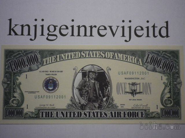 ZDA - FANTAZIJSKI BANKOVEC - ONE MILLION DOLLARS - US AIR FORCE