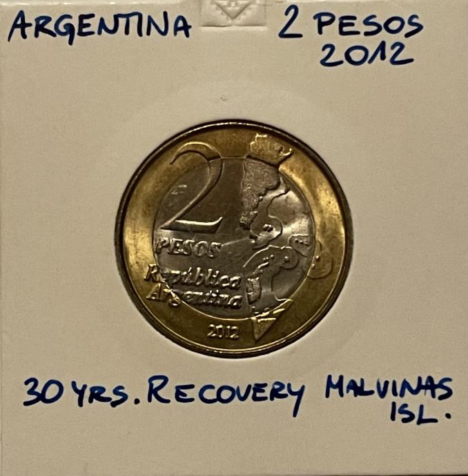 Argentina 2 Pesos 2012-Malvinas islands