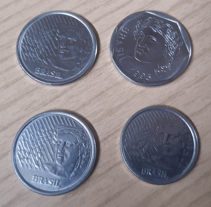 BRAZILIJA 5 različnih kovancev