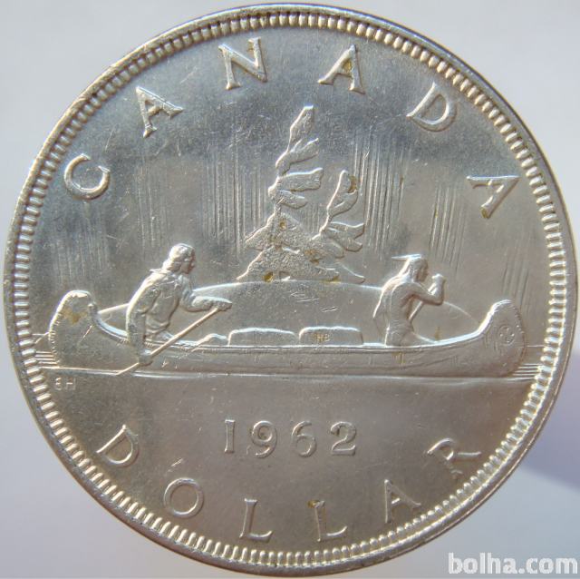 Kanada 1 Dollar 1962 XF/XF - Srebro