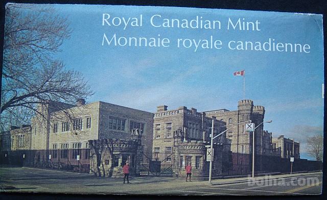 Kanada 1974 UNC set Winnipeg 6 kovancev Proof Like
