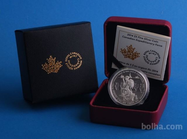 Kanadski srebrnik,2014,Canadian Expeditionary Force