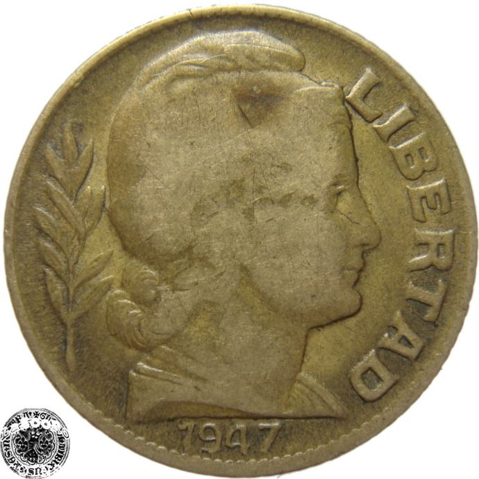 LaZooRo: Argentina 10 Centavos 1947  VF