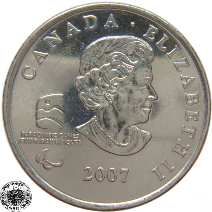 LaZooRo: Kanada 25 Cents 2007 UNC b
