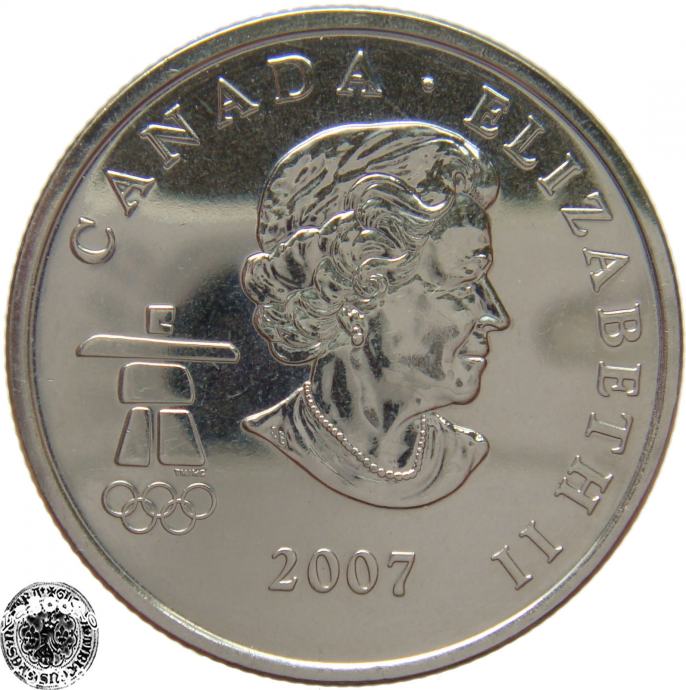 LaZooRo: Kanada 25 Cents 2007 UNC
