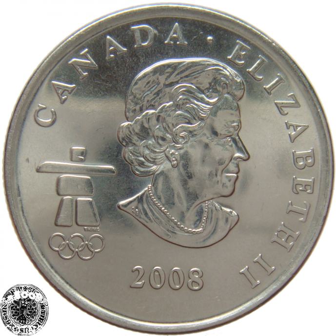 LaZooRo: Kanada 25 Cents 2008 UNC