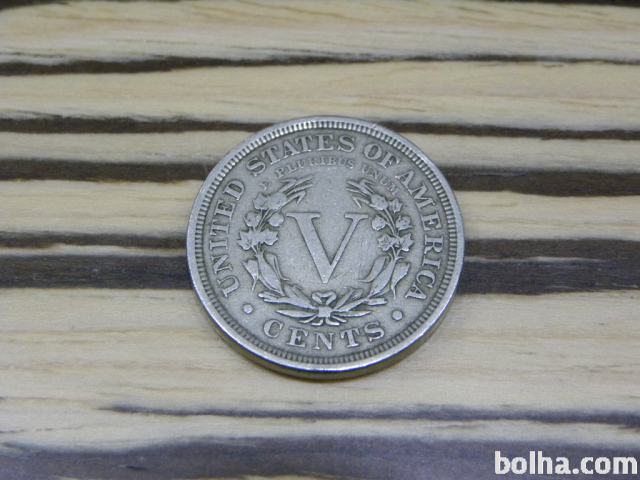 USA 5 cent 1901