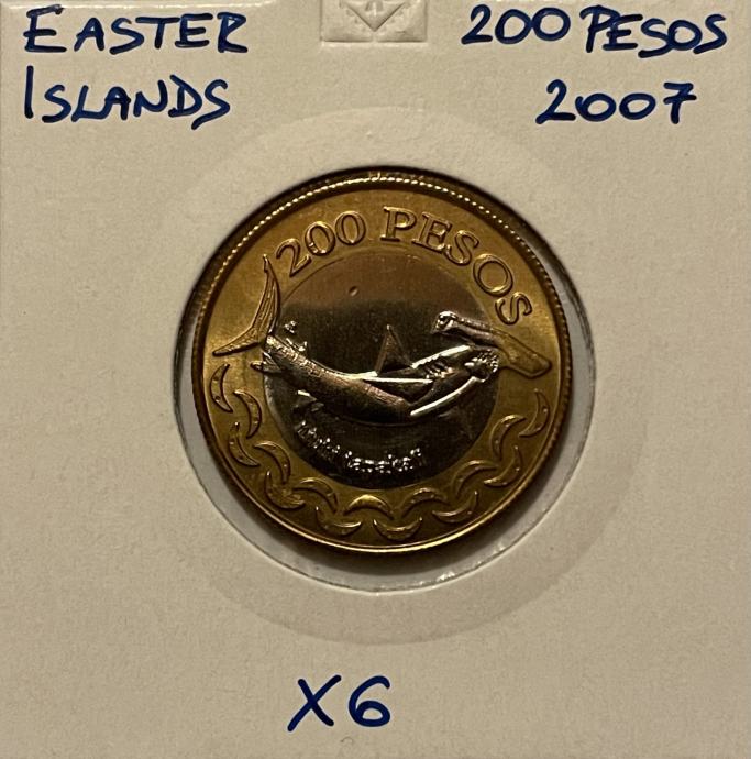 Velikonočni otok 200 Pesos 2007