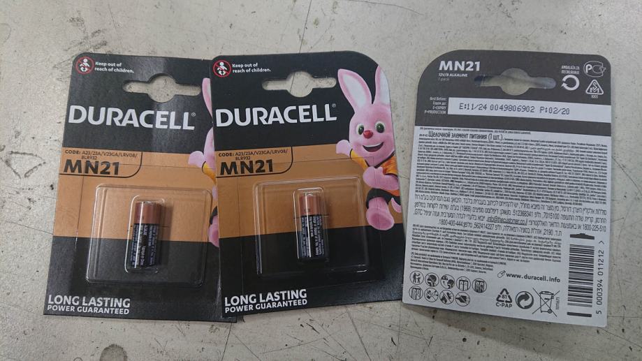 Baterija Duracell A23 / MN21