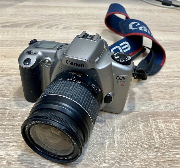 Canon EOS IX with Canon zoom lens 28-80mm and Vivitar Tele-Zoom
