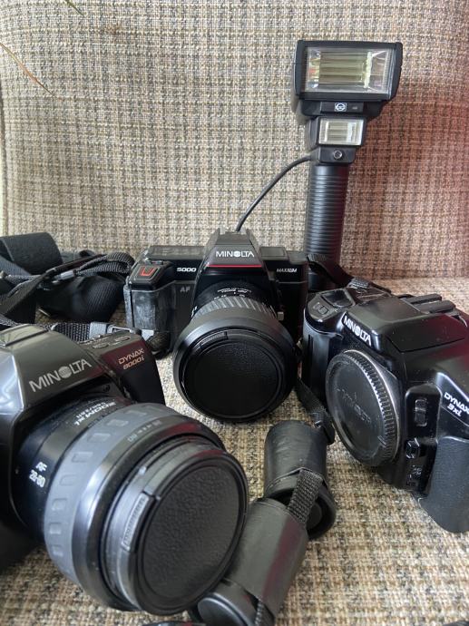 Minolta fotoaparat maxxum 5000, dynax 8000i, dinax3xi