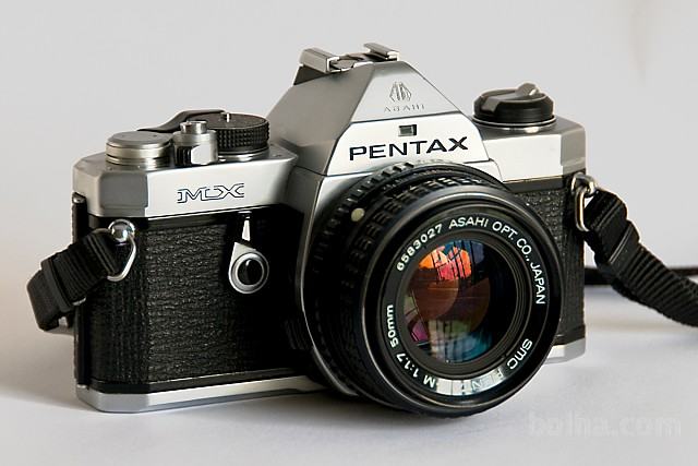 Vintage PENTAX MX fotoaparat z opremo - 35mm SLR