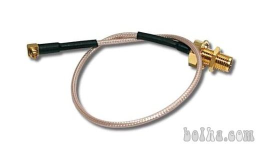 Pigtail prehodni kabel 20-25cm MMCX na RP-SMA FeMale