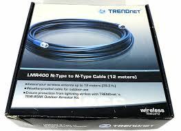 Trendnet TEW-L412 LMR400 N-Type Male na N-Type Female kabel, NOV