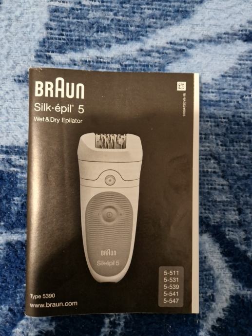 Epilator Braun kit