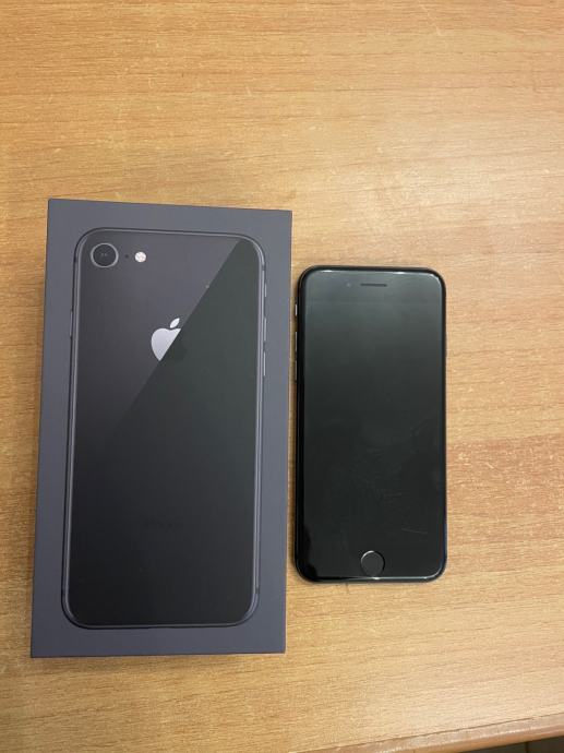 iPhone 8, space gray (siv), 64 GB