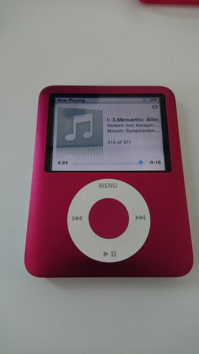 Apple iPod 3. generacija roza 8 GB A1236
