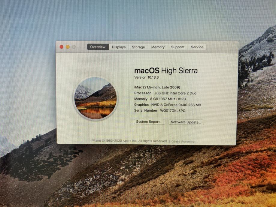 iMac 21.5inch, Late 2009