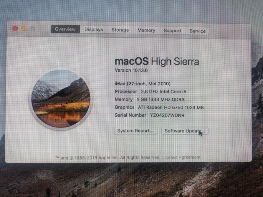 iMac 27-inch Mid 2010