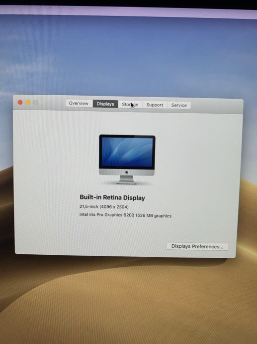 iMac (Retina 4K, 21.5-inch, Late 2015) (Gebraucht) in Arth für CHF 234